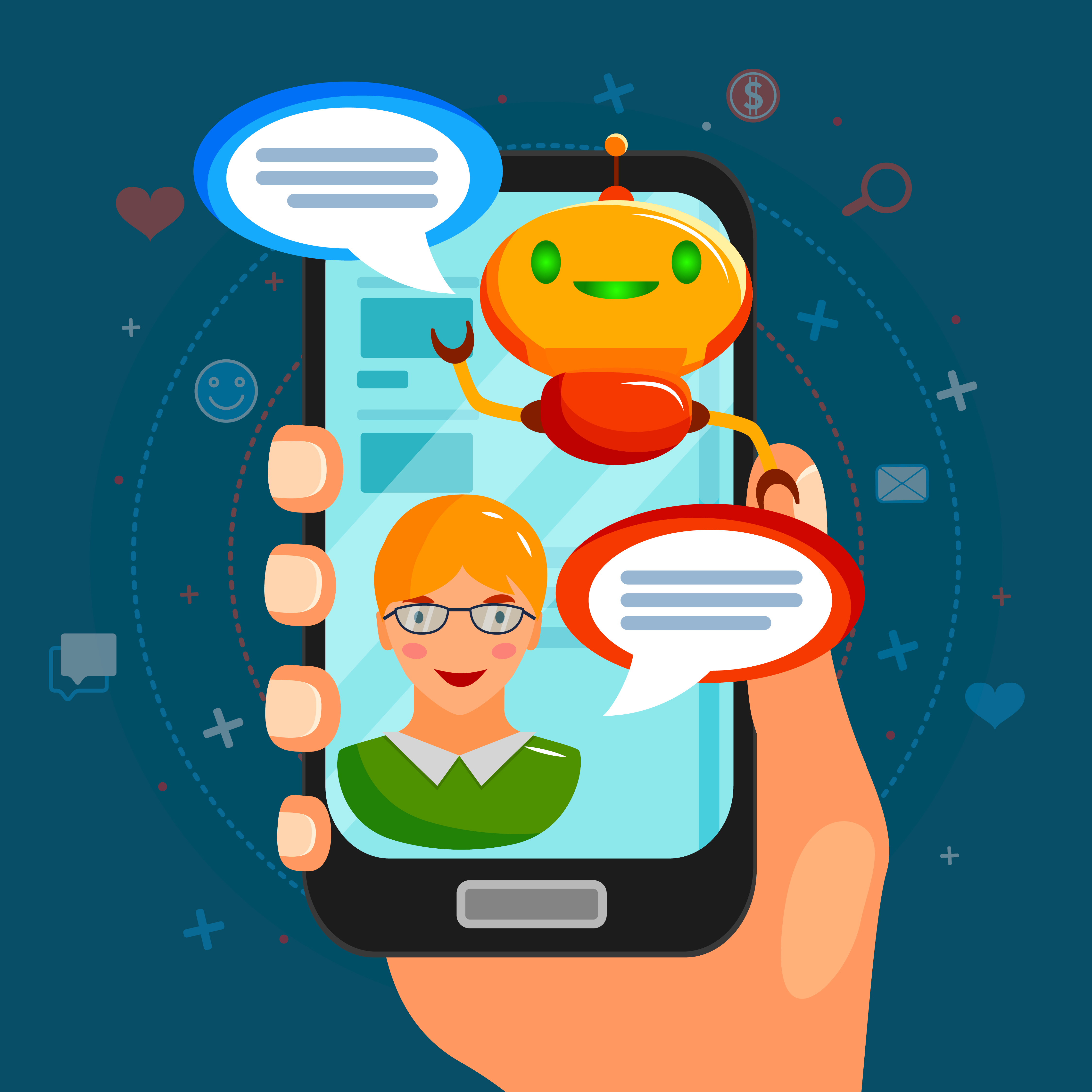 Interface de chatbot multicanal avec réponses sourcées et actions API